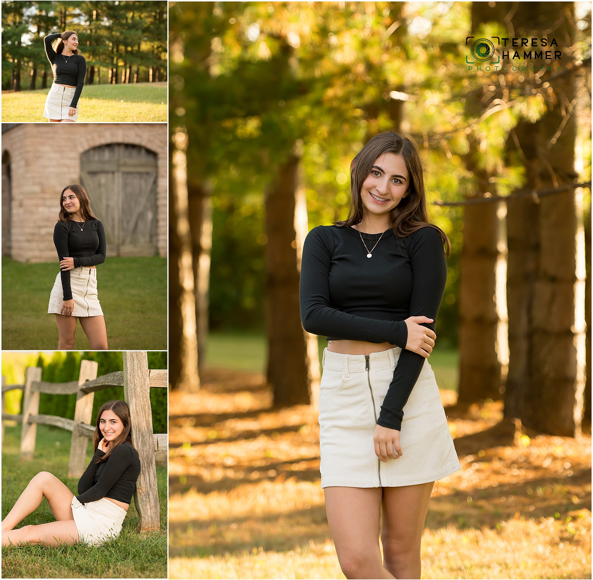 Megan | Golden Hour Senior Session in Belvidere, IL