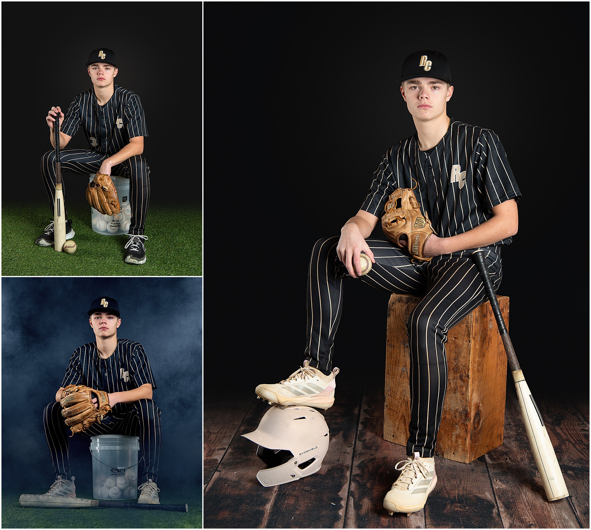 Keaton’s First Senior Session: Suits, Baseball, and Big Dreams